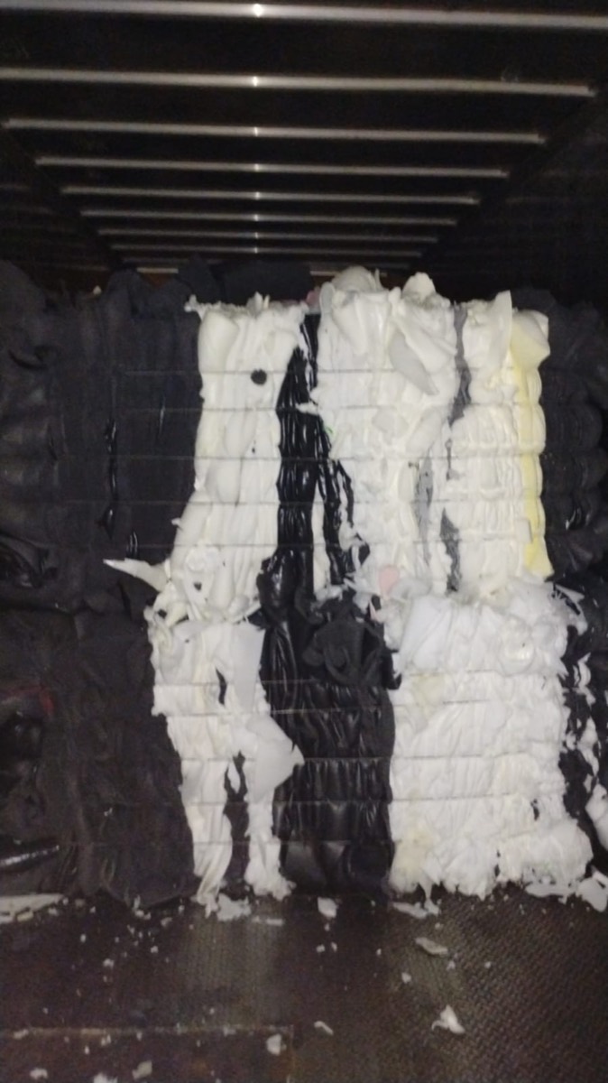 Foam bale load 3