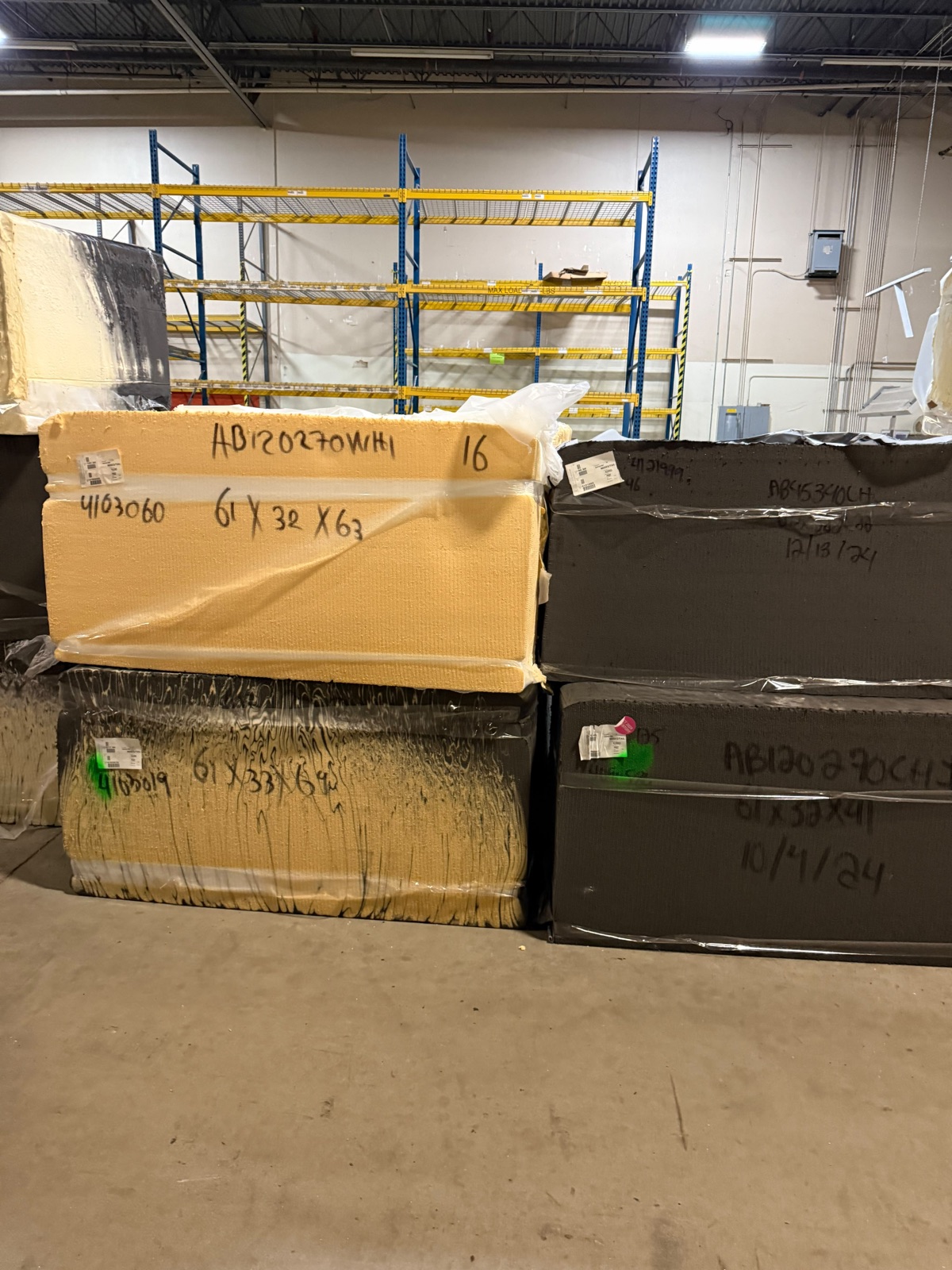 Foam blocks 8